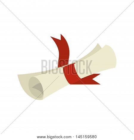 diplom certificate graduation isolated vector illustration eps 10