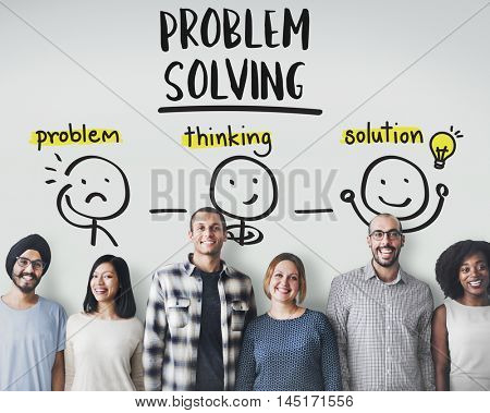 Problem Solving Creative Thinking Brainstorm People Concept