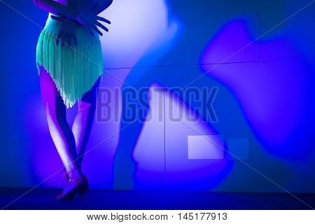 Woman Dancer Dancing In Show