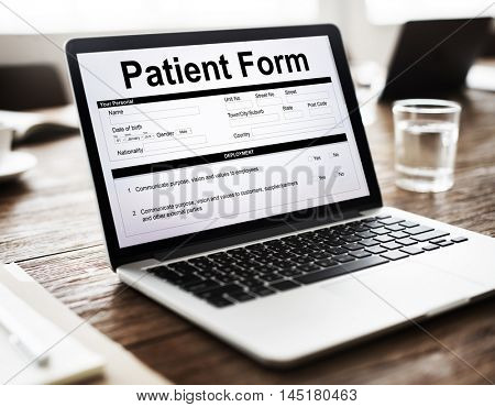 Patient Information Form Document Details Concept