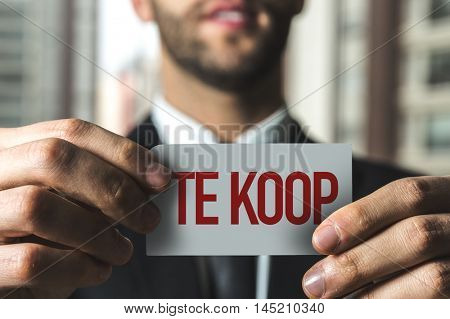 For Sale (in Dutch)