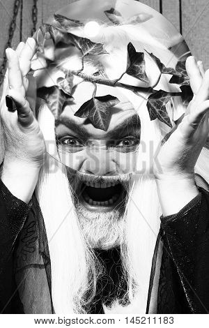 Zeus With Magnifying Glass