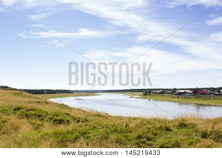 Rural Landscape At Summer