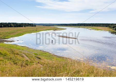 Rural Landscape At Summer