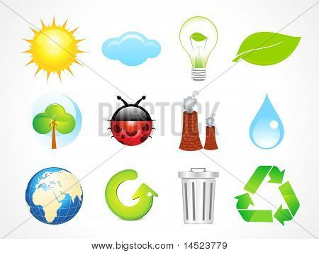 Icone astratte Eco