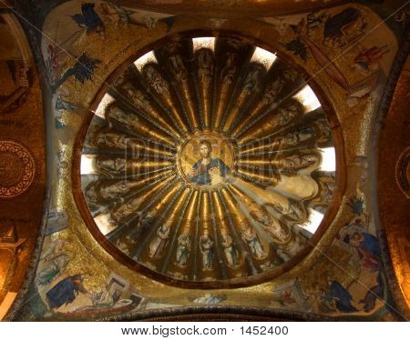 Kostel Chora Dome v Istanbulu