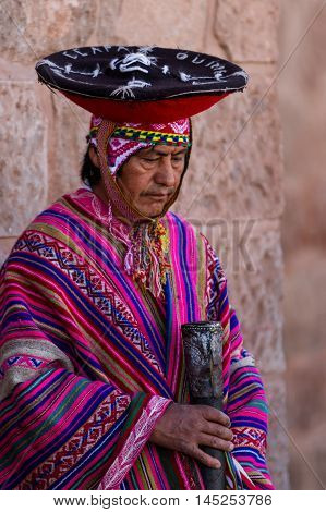 Quechua Elders In The Sacred Valley