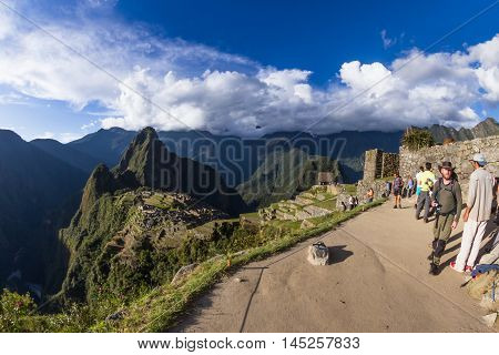 Machu Pichu In Peru