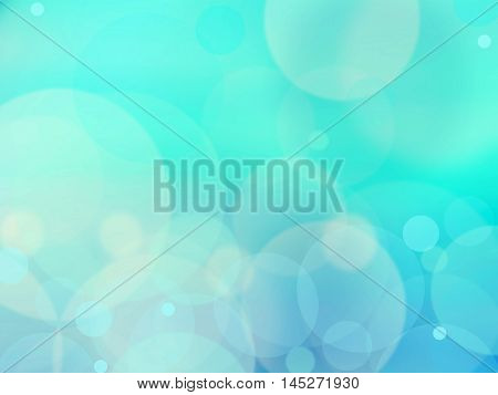 Blue bokeh abstract greent backgroundfor your webdesign.