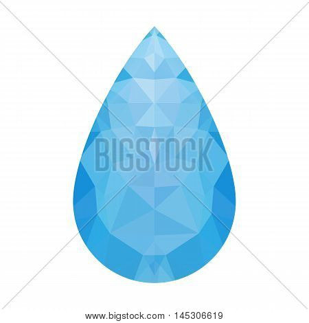 Low Poly Drop Diamond