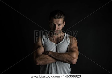 Sexy Muscular Young Man