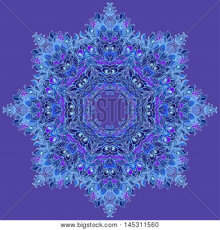 Vector Ethnic Mandala. Vintage decorative round element.
