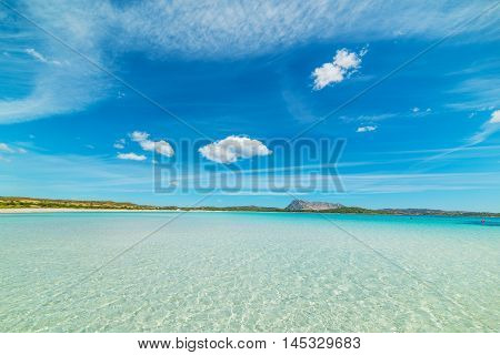 Lu Impostu clear blue water in Sardinia