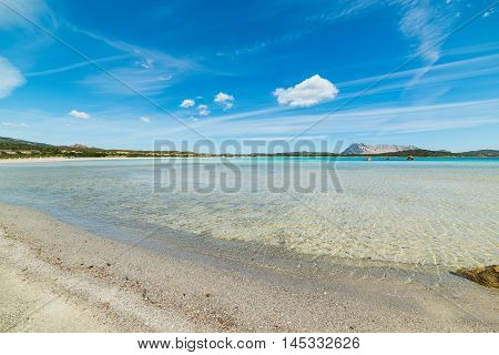 Lu Impostu beach in Sardinia in Italy