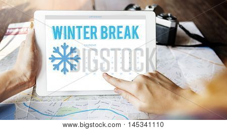Winter Break Holidays Vacation Concept