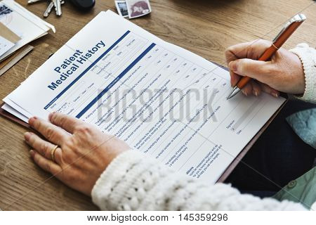 Patient Information Form Document Details Concept