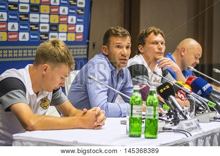 Press-conference Of Head Coach Of Ukraine National Football Team