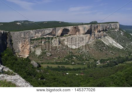 Canyon View Kacha the view from the mountain Ukraine Crimea