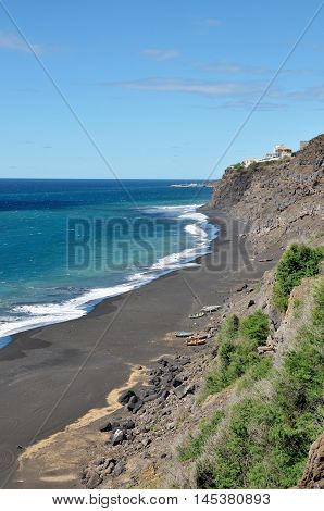 Wooden Fishing Boats In Fonti Di Billa