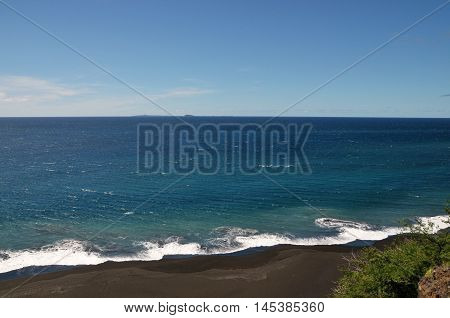 Ledge Over Beach
