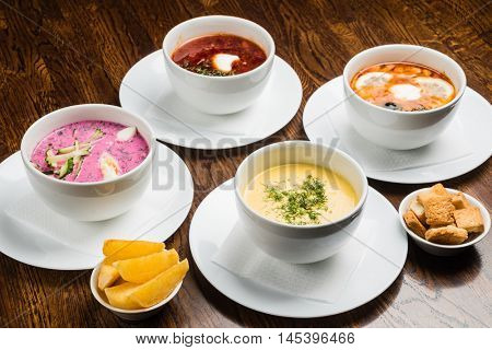 different soups