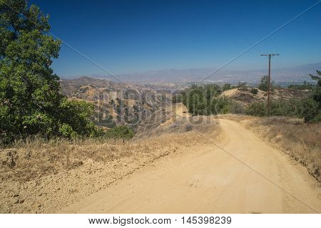 Winding Dirt Mountain Road