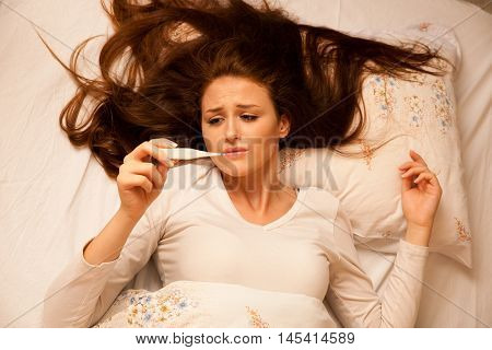 Fever Illness Flu Woman