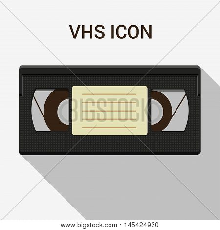 Vhs Tape Flat Icon Vector & Photo (Free Trial) | Bigstock