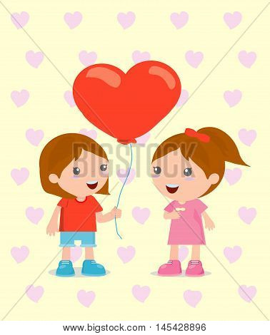 cute cartoon gay couple in casual clothes, romantic couple , vector Illustration