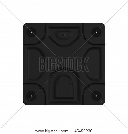 Weighing Scales Isolated on white 3D Illustration