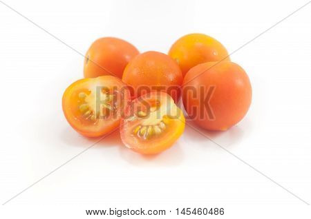 The little Asia tomato with red shade