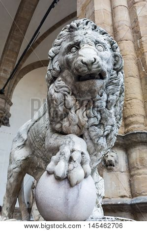 Medici Lionat The Loggia Dei Lanzi, Florence