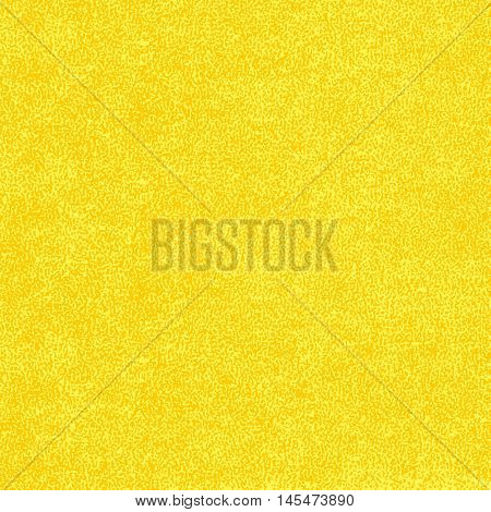 Yellow texture with effect paint. Empty surface background with space for text or sign. Quickly easy repaint it in any color. Template in square format. Vector illustration swatch in 8 eps