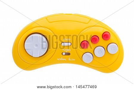 Video game console GamePad. Isolated on white.
