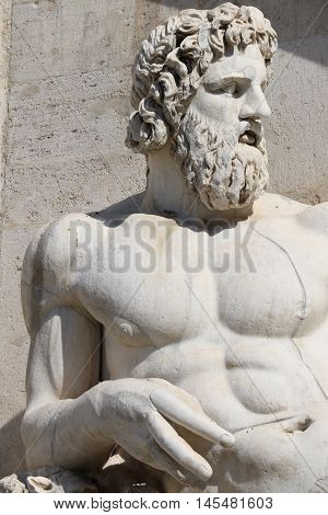 Statue of the Capitoline Hill in Rome