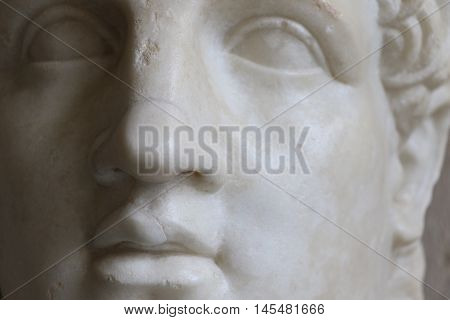 Antique sculpture in the Capitoline museums in Rome