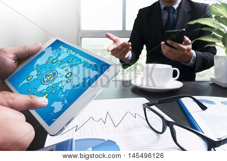 Scm Supply Chain Management Concept