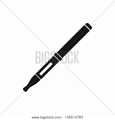 Mod and clearomizer in the kit icon in simple style isolated on white background. Smoking symbol