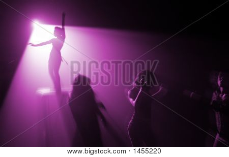 Disco Party In Violet Color