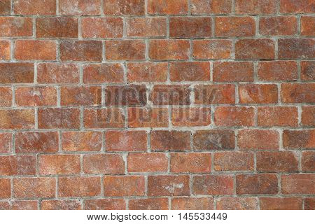 Old brick wall in decoration architecture for the design background.