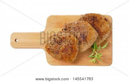 roasted herb rubbed boneless pork chops