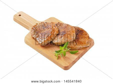roasted herb rubbed boneless pork chops