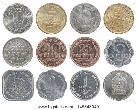 Full Set Of Sri Lanka Coin