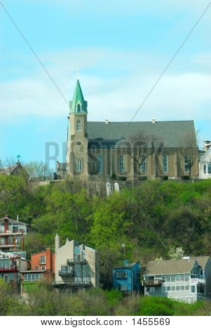 Historiske Holy Cross Immaculata kirke i Cincinnati Oh