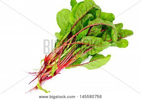 Fresh Young Beets Sudio Photo on White
