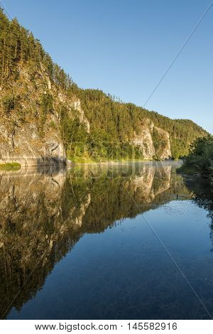 Republic of Bashkortostan Russia. White River in the Ural mountains.