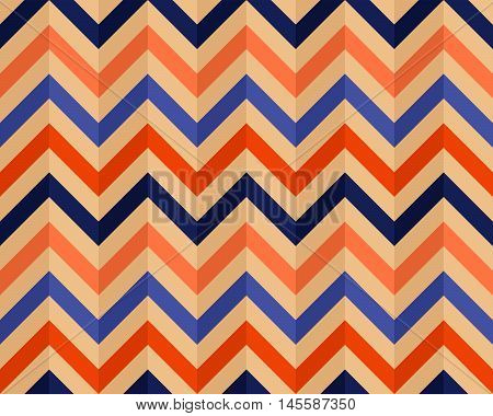 Bright stylish vector background with a zigzag