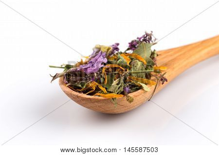 Dried Herbal Tea Leaves
