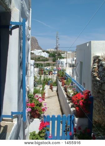 Village On Island Amorgos