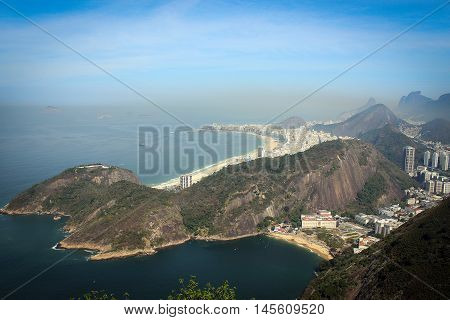 View from Pao de Acucar (Sugarloaf), Rio de Janeiro, Brazil